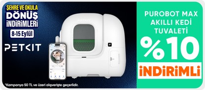 Purobot Max Pro  Akıllı Kedi Tuvaleti  %10 indirimli