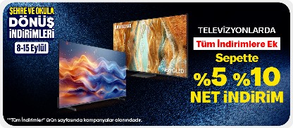 Televizyon %5 %10 indirim