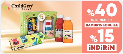 Childgen Playdough Oyun Hamuru ve Kinetik Kumlarda %25 indirim + 700 tl üzeri 100 tl indirim"