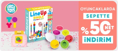 Circle Toys ve iyitoys Oyuncaklarda Sepette Net %50 İndirim
