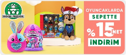 "Seçili Giochi Preziosi Markalı Oyuncaklarda Sepette Net %15 İndirim"