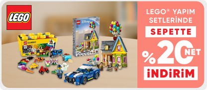  LEGO® Yapım Setlerinde Sepette Net %20 İndirim