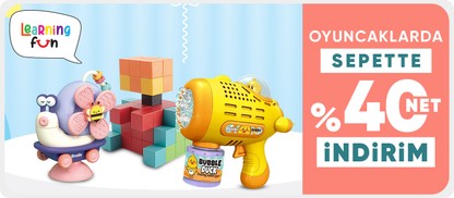 Oyuncaklarda Sepette Net %40 İndirim
