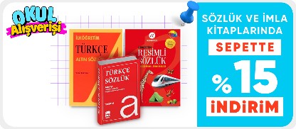 Sözlük ve imla kitaplarında  sepette %15 indirim