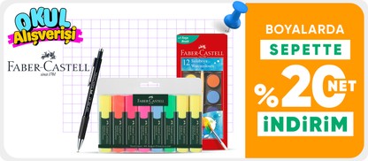 Faber-Castell Boyalarda Sepette %20 Net İndirim