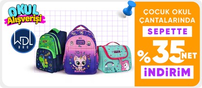 WaddellBag Çocuk Okul Çantaları Modellerinde Sepette Net %35 İndirim
