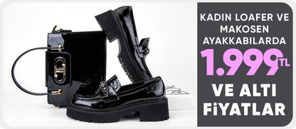 Kadın Loafer & Makosen Ayakkabı 1.999 TL altı fiyatlarla