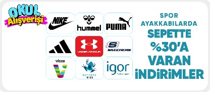 Spor ayakkabılarda %30'a varan indirim