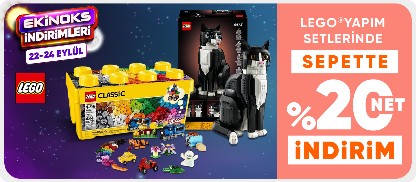 LEGO® Yapım Setlerinde Sepette Net %20 İndirim