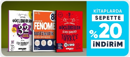 Kitaplarda  sepette %20 indirim