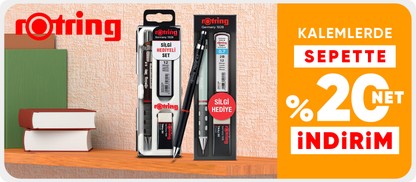 Rotring  Kalemlerde Sepette %20 Net İndirim