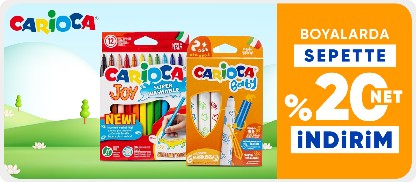 Carioca Boyalarda Sepette %20 Net İndirim