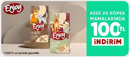 Pet Shop Ürünlerinde  100 TL İndirim