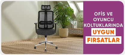 Ofis ve Oyuncu Koltuklarında   Uygun Fırsatlar