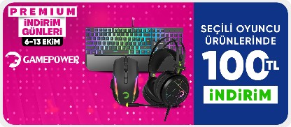 Seçili Gamepower Ürünlerde Kupon Fırsatı