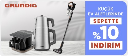 Grundig Küçük Ev Aletlerinde Sepette %10 İndirim 