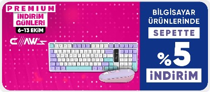 Claw's, Valor ve Throne Markalı Ürünlerde Sepette %5 İndirim 