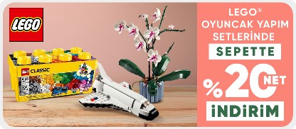 LEGO® Oyuncak Yapım Setlerinde Sepette Net %20 İndirim