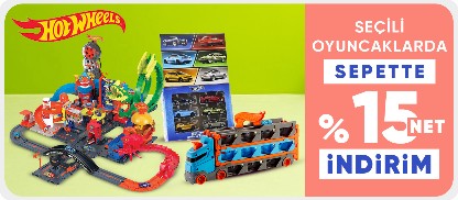 Seçili Hot Wheels Markalı Oyuncaklarda Sepette Net %15 İndirim