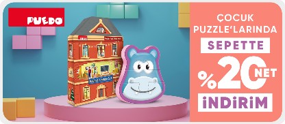 Puedo Marka Çocuk Puzzlelarında Sepette Net %15 İndirim