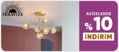 Fer Avize Ürünlerinde %10 İndirim