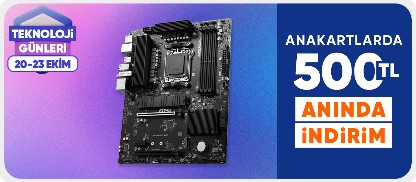 Anakartlarda 500 TL Kupon Fırsatı