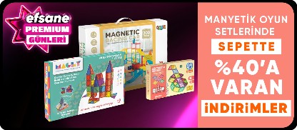 Manyetik Oyun Setlerinde Sepette %40'a Varan İndirim