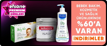 Bebek Bakım, Kozmetik ve Sağlık Ürünlerinde %60'a Varan İndirimler