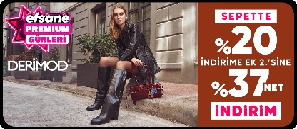 Derimod Sepette %20 indirime ek 2.ürüne %37 net indirim