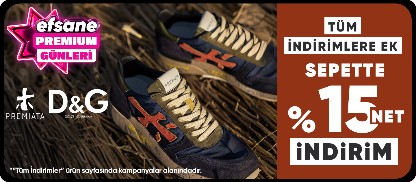 Premiata & Dolce & Gabbana İndirimlere ek Premium'a özel sepette %15 net indirim