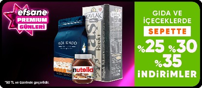 Gıda & İçecek Ürünlerinde sepette %25-%30-%35 İndirimler (CMS)