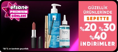 Güzellik Ürünlerinde 50 TL üzerine Sepette %20 %30 %40 İndirimler (CMS)