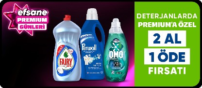 Premiuma Özel Deterjan Ürünlerinde 2 Al 1 Öde