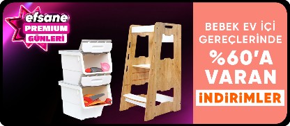 Bebek Ev İçi Gereçlerinde %60'a Varan İndirimler