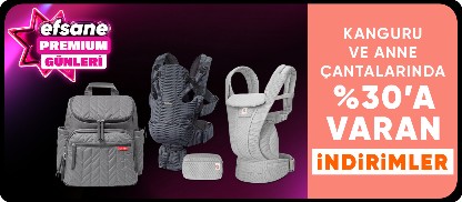 Kanguru ve Anne Çantalarında %30'a Varan İndirimler 