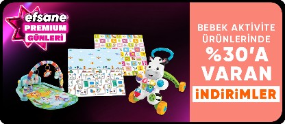 Bebek Aktivite Ürünlerinde %30'a varan İndirimler
