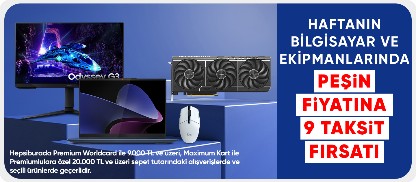 Haftanın bilgisayar ve ekipmanları  kaçmaz fırsatlar