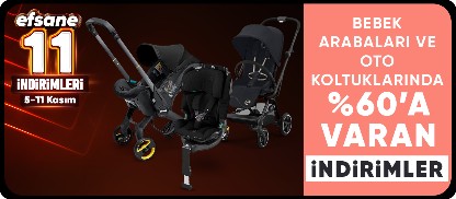 Bebek Arabaları ve Oto Koltuklarında %60'a Varan İndirimler