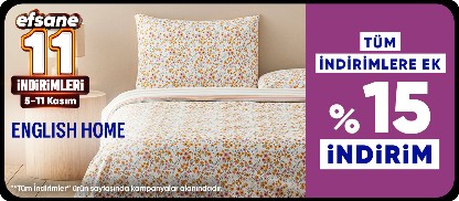 English Home ürünlerinde700 TL'ye 100 TL indirim