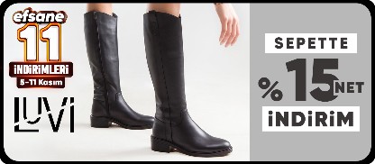 Luvi ürünlerinde Sepette %15 net indirim