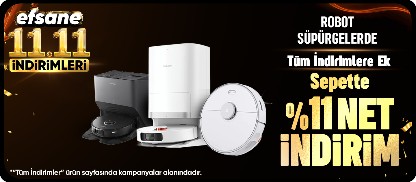 Efsane Kasıma Özel Robot Süpürgelerde Sepette %11 Net İndirim!