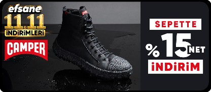 Camper ürünlerinde Sepette %15 net indirim