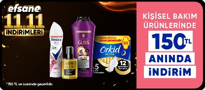 kişisel bakım 750ye 150 kupon