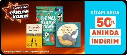Kitaplarda  50 TL Anında İndirim