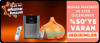 Buhar Makinesi Ve Ateş Ölçerlerde %50 ye varan İndirimler