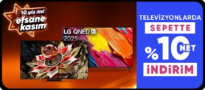 Efsane Kasıma Özel Televizyonlarda Sepette %10 Net İndirim!