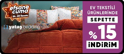 Yataş Ürünlerinde Sepette %15 İndirim