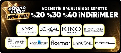 Kozmetik Ürünlerinde  %40'a Varan İndirimler