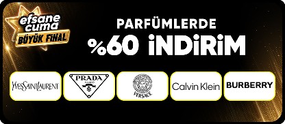 Parfümlerde %60 İndirim