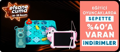 Eğitici Oyuncaklarda Sepette %40'a Varan İndirim